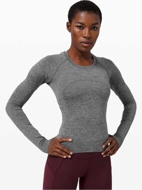 lululemon athletica grey swiftly tech shirt